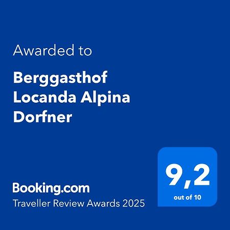 מונטניה Berggasthof Locanda Alpina Dorfner מראה חיצוני תמונה