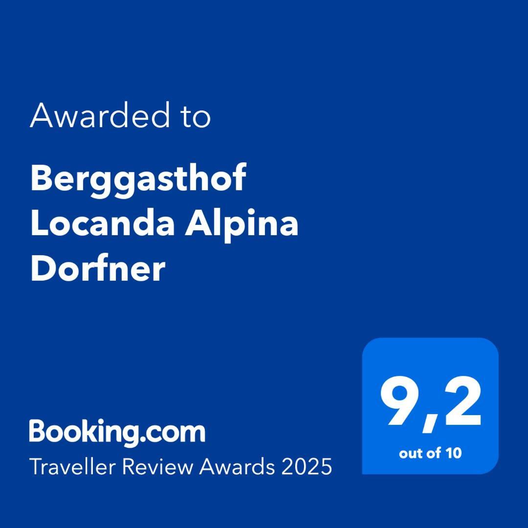 מונטניה Berggasthof Locanda Alpina Dorfner מראה חיצוני תמונה